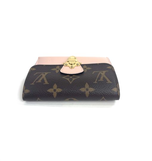 Louis Vuitton Monogram Compact Cherrywood Wallet with Rose Ballerine 20