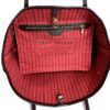Louis Vuitton Damier Ebene Neverfull MM Red Interior 5