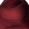 Louis Vuitton Damier Ebene Neverfull MM Red Interior 21