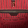 Louis Vuitton Damier Ebene Neverfull MM Red Interior 20