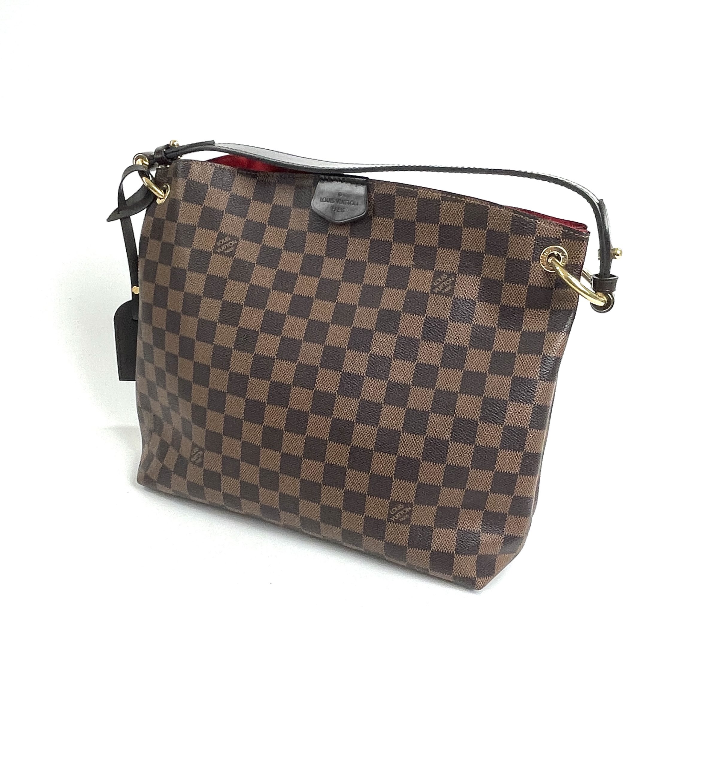 Louis Vuitton Damier Ebene Griet Hobo Shoulder Bag 862673