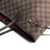 Louis Vuitton Damier Ebene Neverfull MM Red Interior 17