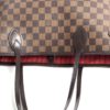 Louis Vuitton Damier Ebene Neverfull MM Red Interior 14