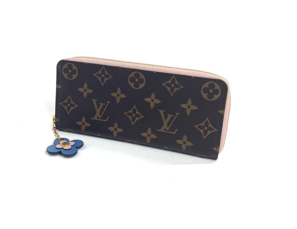 Louis Vuitton Blooming Flowers Clemence Continental Long Wallet Purse in  Monogram - SOLD