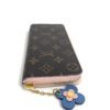 Louis Vuitton Monogram Blooming Flowers Clemence Wallet Rose Ballerine 18