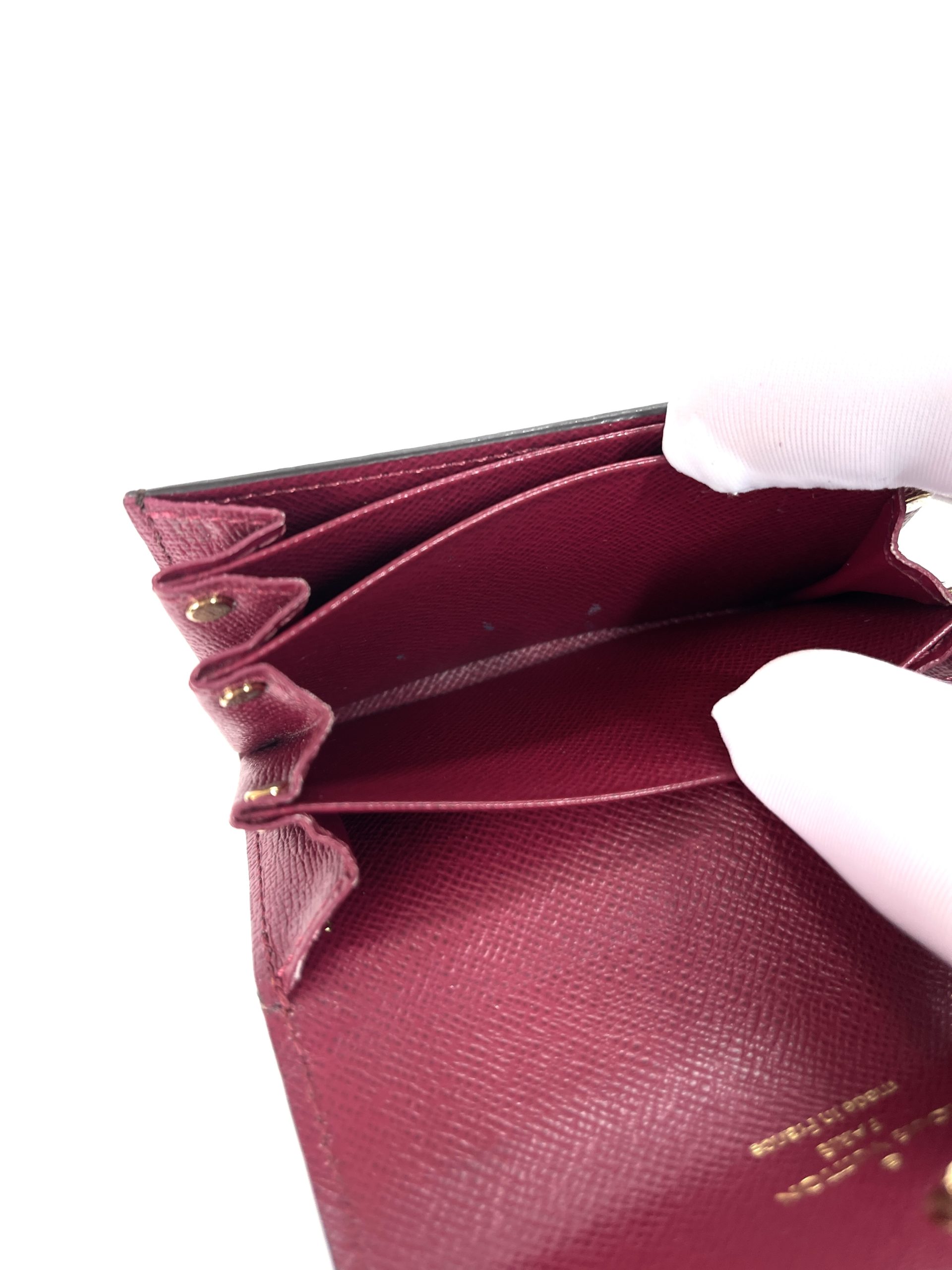 Louis Vuitton Fuchsia Sarah Multicartes Wallet