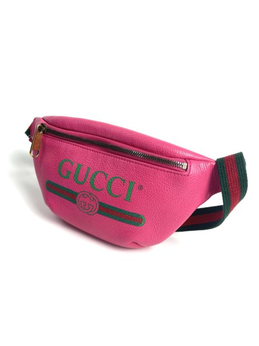 Gucci Pink Leather Small Bum Belt Bag 19