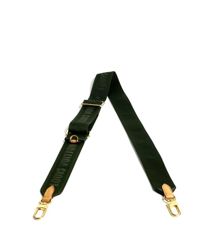 BNIB LOUIS VUITTON Multi Pochette Accessories Kaki Green Bandouliere STRAP  ONLY!