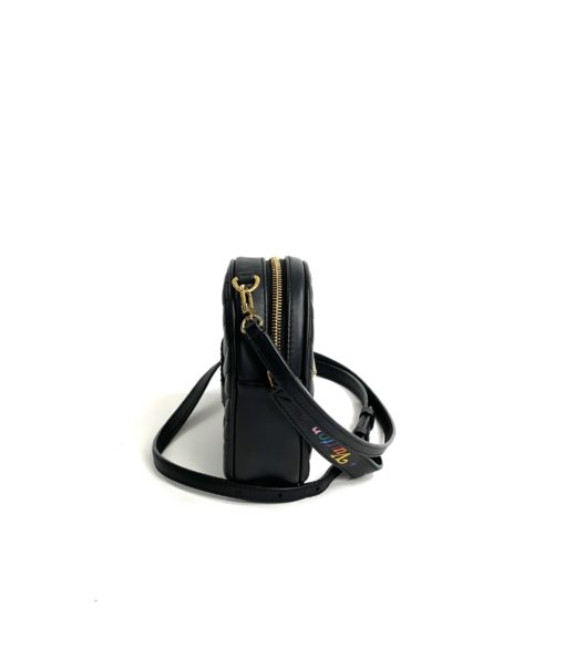 Louis Vuitton New Wave Black Leather Heart Crossbody or Wristlet 14
