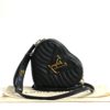 Louis Vuitton New Wave Black Leather Heart Crossbody or Wristlet 19