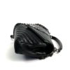 YSL Medium College Matelasse Black Lambskin V-Flap Crossbody Bag 8