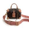 Louis Vuitton Monogram Petite Malle Souple Peach 25