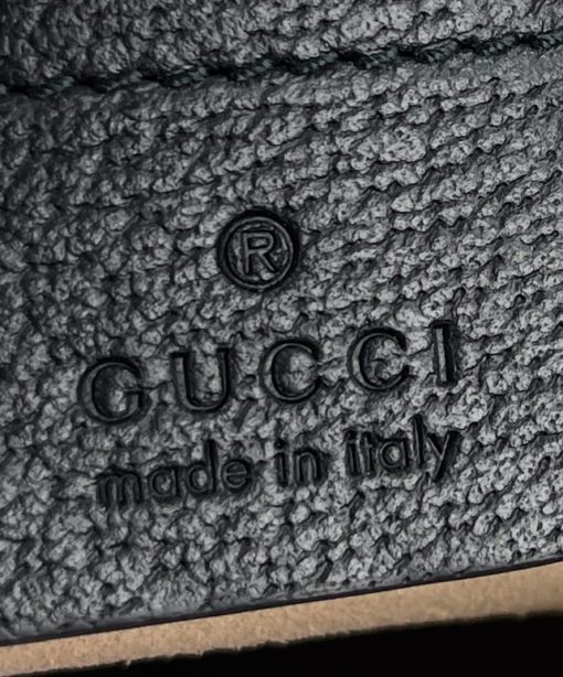 Gucci Black Leather Ophidia Medium Boston Bag Crossbody 26