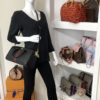 Gucci Black Leather Ophidia Medium Boston Bag Crossbody 5