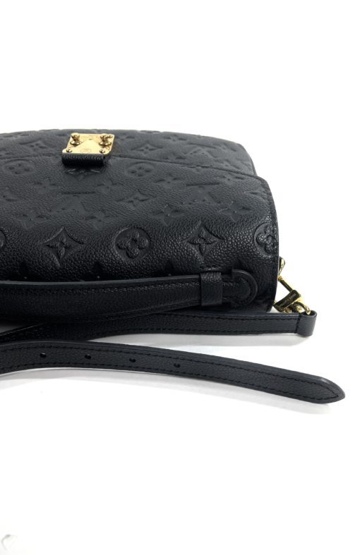 Louis Vuitton Pochette Metis Black Monogram Empreinte Leather 24