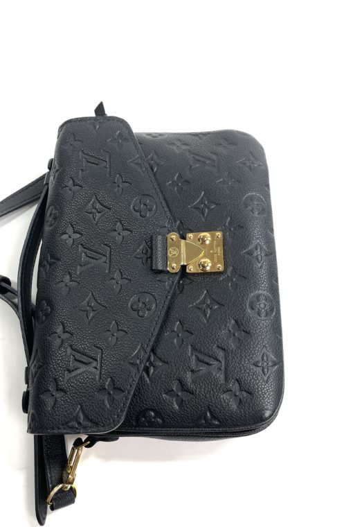 Louis Vuitton Pochette Metis Black Monogram Empreinte Leather 23