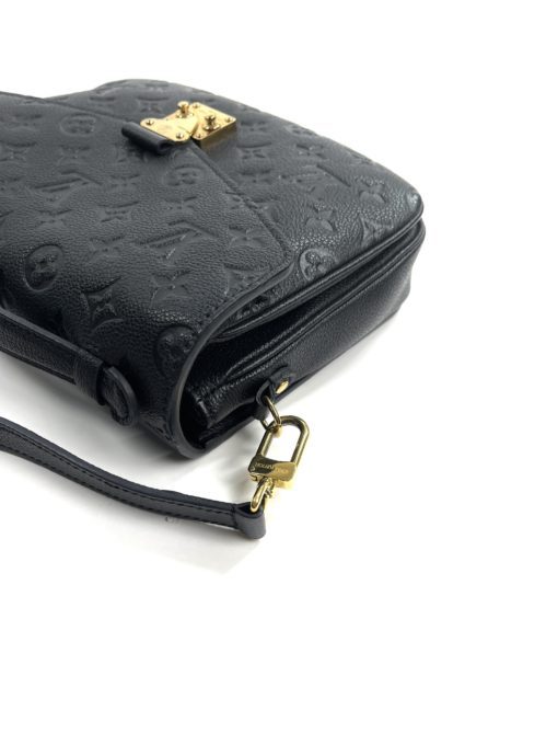 Louis Vuitton Pochette Metis Black Monogram Empreinte Leather 22