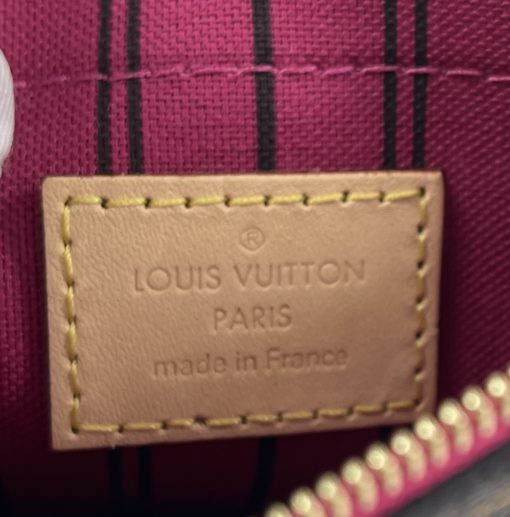 Louis Vuitton Neverfull Monogram Pouch Pochette With Pivone 19