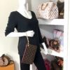 Louis Vuitton Neverfull Monogram Pouch Pochette With Pivone 2