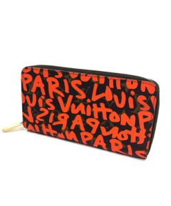 Louis Vuitton Steven Sprouse Orange Graffiti Zippy Wallet