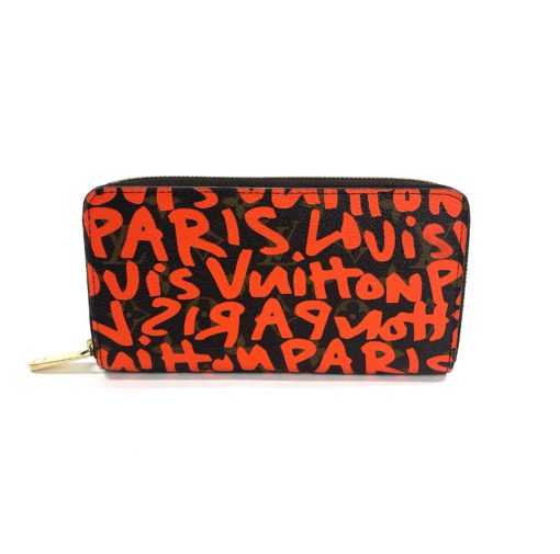 Louis Vuitton Steven Sprouse Orange Graffiti Zippy Wallet 2