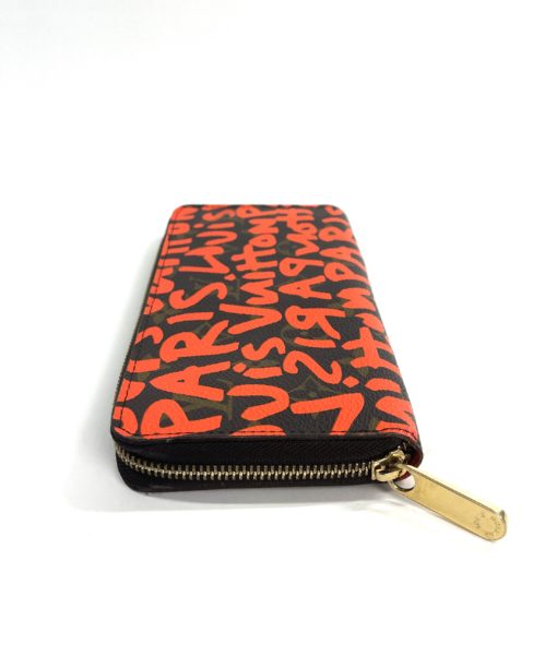 Louis Vuitton Steven Sprouse Orange Graffiti Zippy Wallet 17