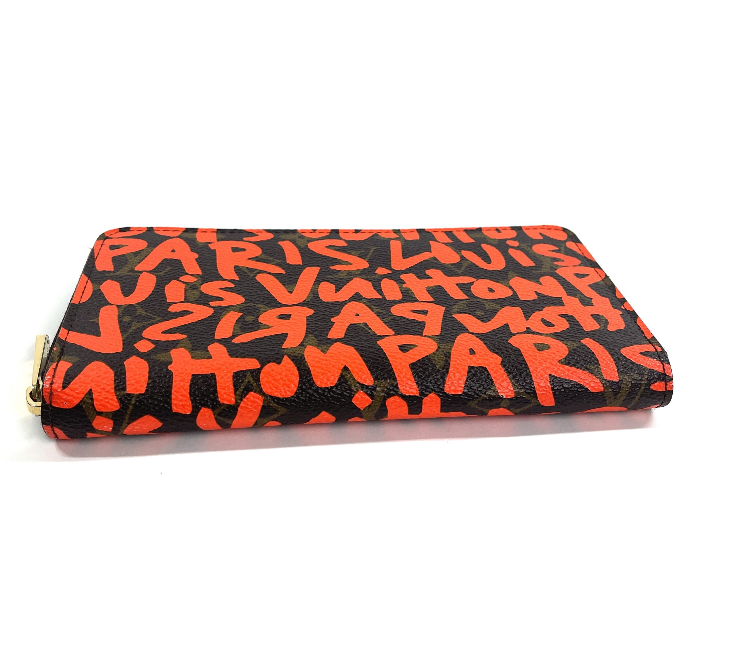 Louis Vuitton Stephen Sprouse Orange Graffiti Zippy Wallet Long
