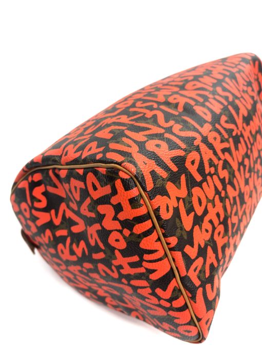 Louis Vuitton Stephen Sprouse Orange Graffiti Monogram Speedy 30 24