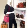 Christian Dior Lady Dior Hot Pink Lambskin Cannage Medium 24