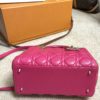 Christian Dior Lady Dior Hot Pink Lambskin Cannage Medium 16