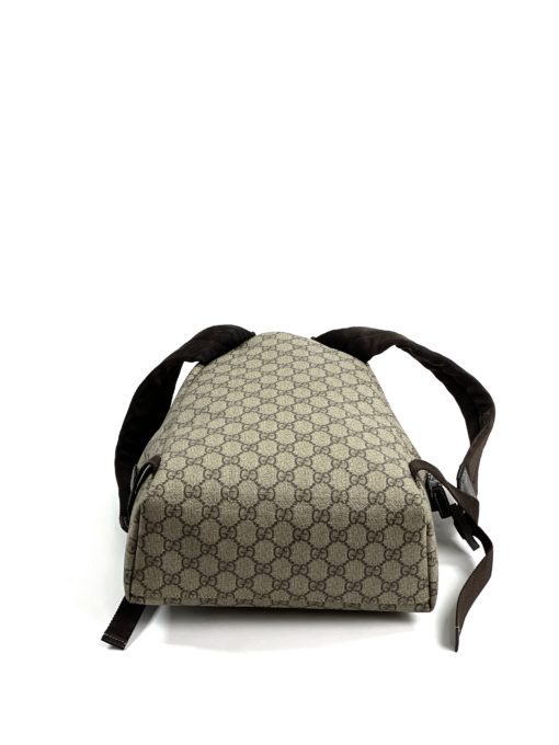 Gucci GG Supreme Monogram Small Backpack Brown 13