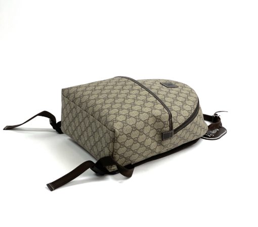 Gucci Supreme Monogram Small Backpack Brown 12