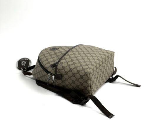 Gucci Supreme Monogram Small Backpack Brown 11