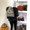 Gucci Supreme Monogram Small Backpack Brown 2