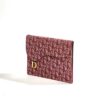 Dior Red Oblique Jacquard Saddle Clutch