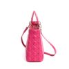 Christian Dior Lambskin Cannage Large Lady Dior Pink 3