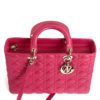 Christian Dior Lambskin Cannage Large Lady Dior Pink 10