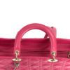 Christian Dior Lambskin Cannage Large Lady Dior Pink 18