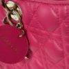 Christian Dior Lambskin Cannage Large Lady Dior Pink 17
