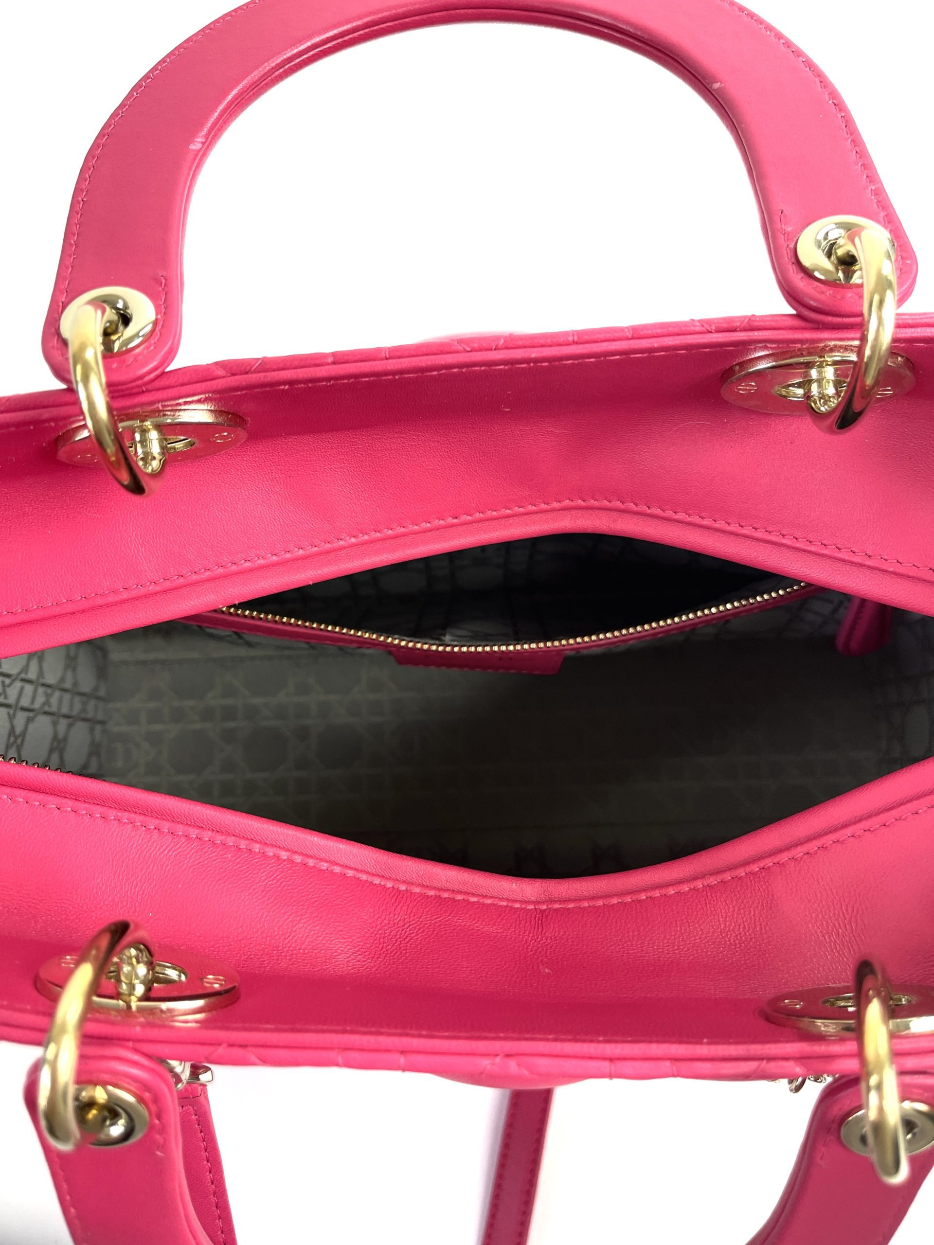 Christian Dior powder pink large Lady Dior handbag – Loop Generation
