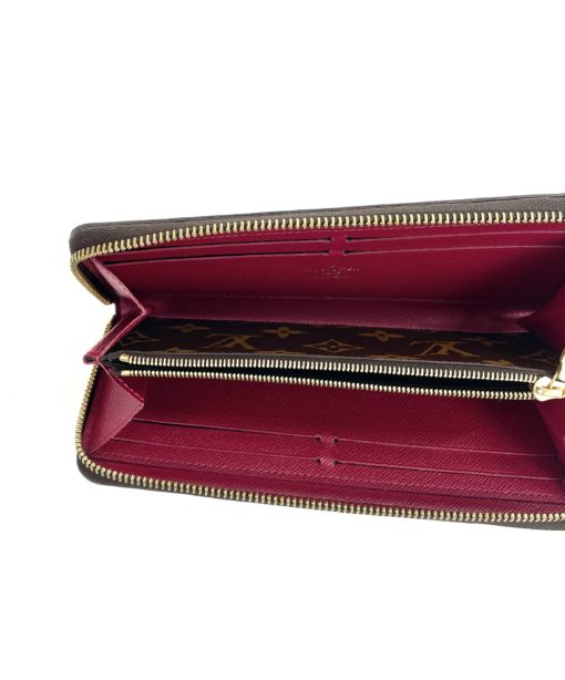 Louis Vuitton Monogram Clemence Wallet Fuchsia 13