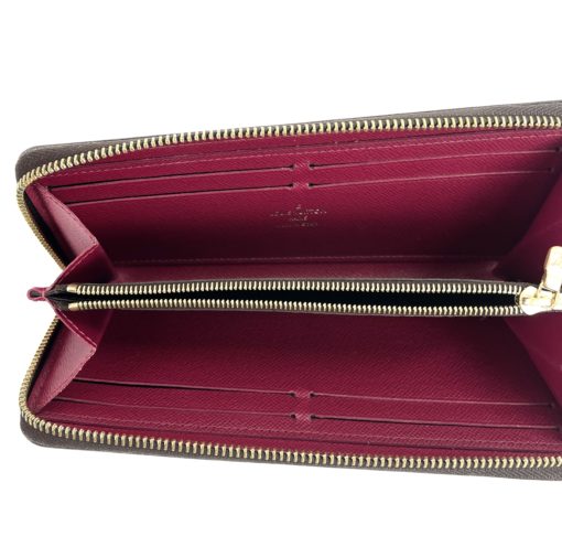 Louis Vuitton Monogram Clemence Wallet Fuchsia 10