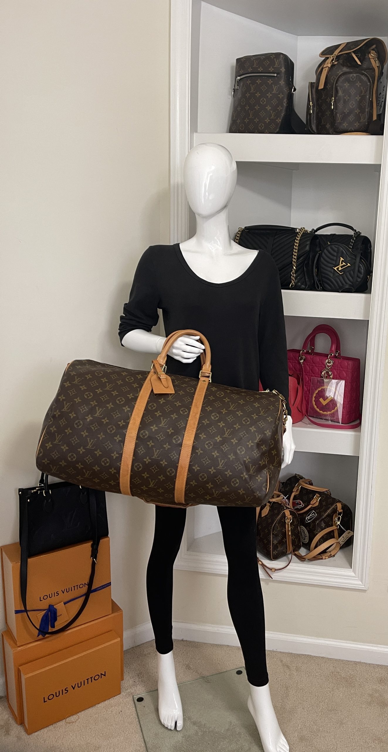 Louis Vuitton Monogram Keepall Bandouliére 55 - A World Of Goods For You,  LLC