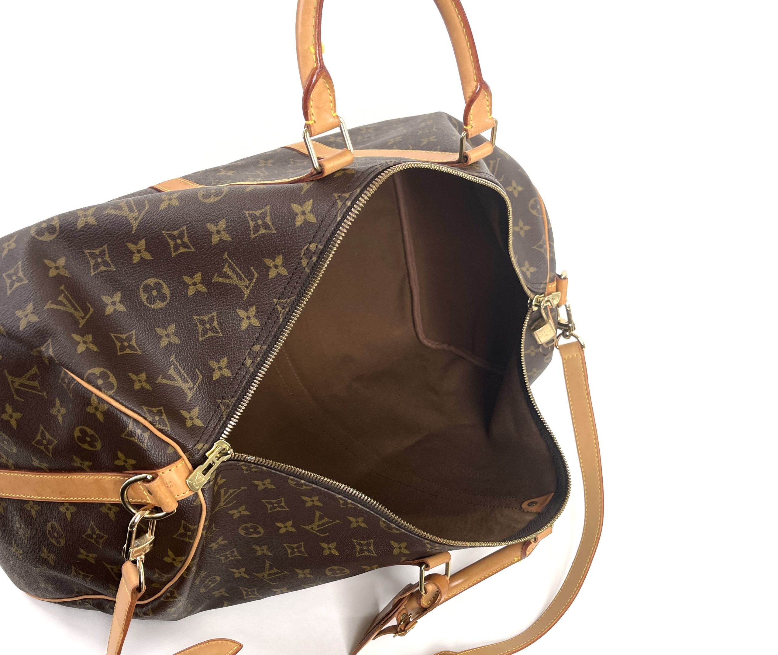 Louis Vuitton Keepall Bandouli√ Re 25 (Blown Up), Brown, One Size