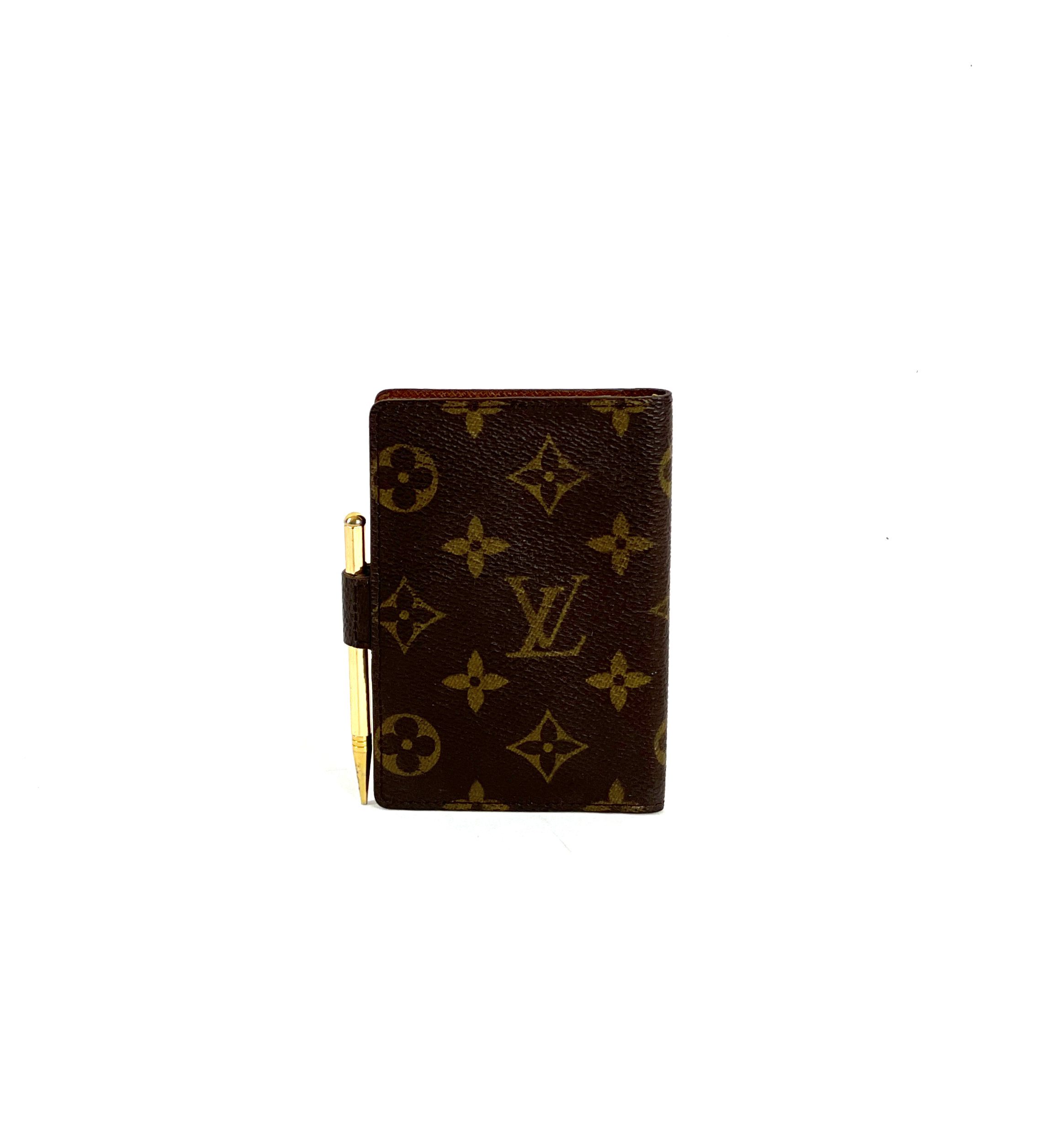 Pre-Owned Louis Vuitton Agend French Wallt in Monogram Canva