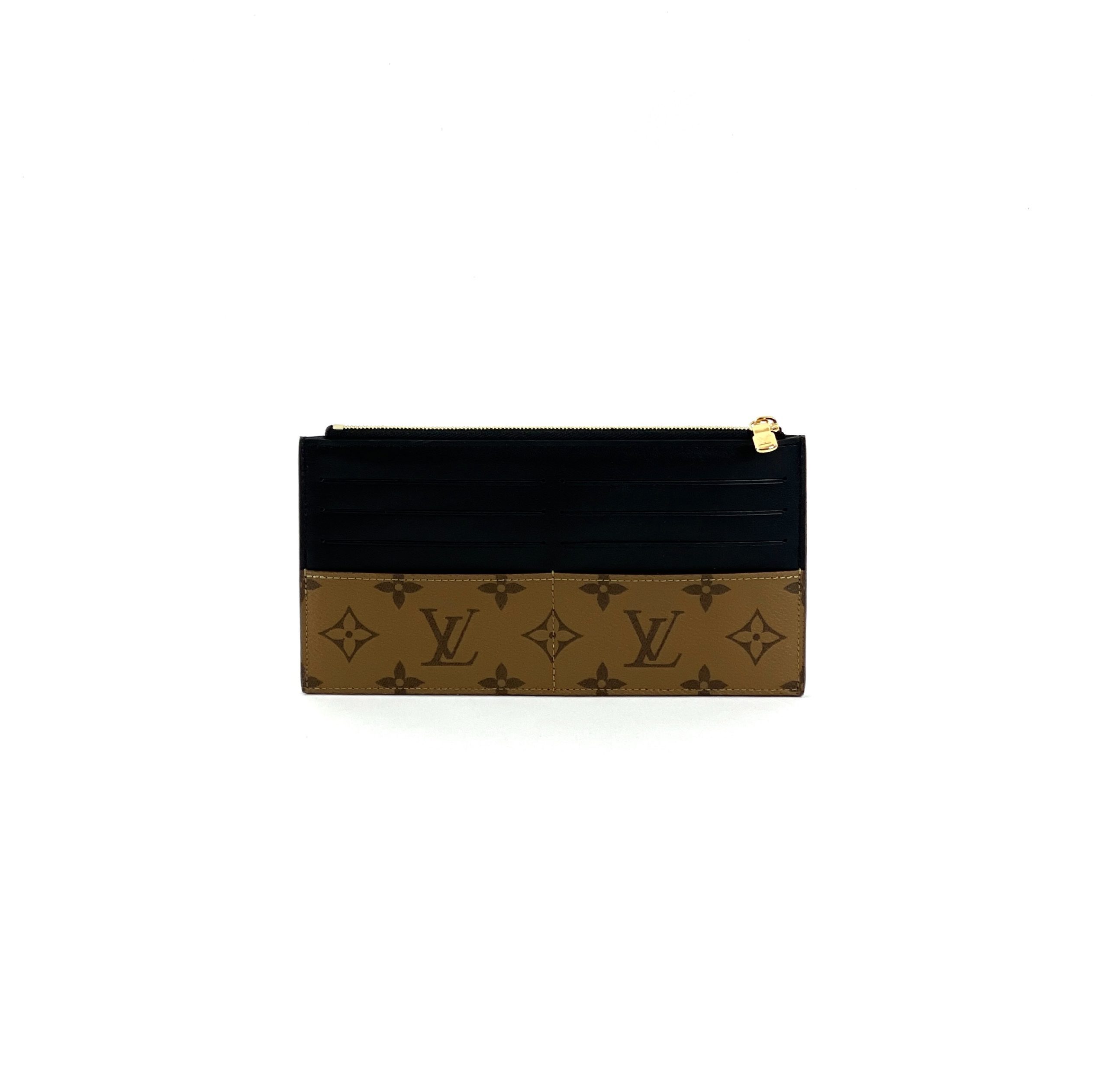Slim Purse Monogram Reverse Canvas - Wallets and Small Leather Goods