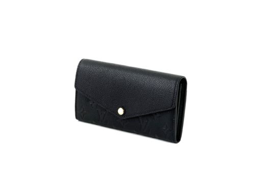 Louis Vuitton Black Empreinte Sarah NM Wallet 3