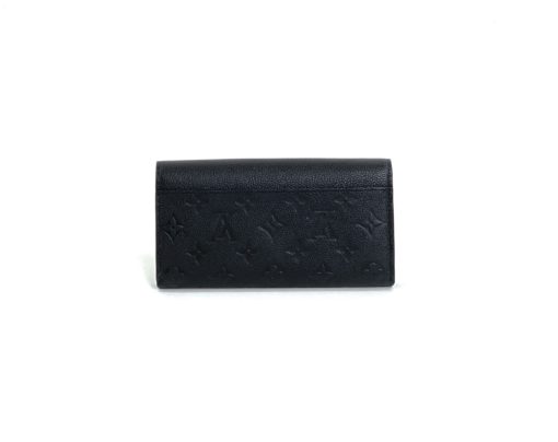 Louis Vuitton Black Empreinte Sarah NM Wallet 4