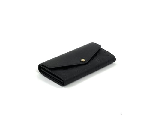 Louis Vuitton Black Empreinte Sarah NM Wallet 15