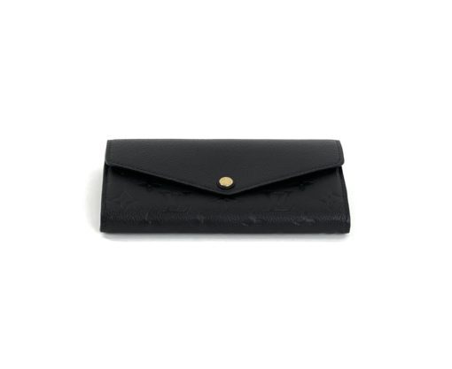 Louis Vuitton Black Empreinte Sarah NM Wallet 8